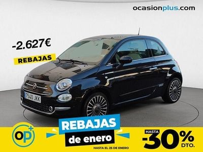 Negro Usado 2015 Fiat 500 Lounge Utilitario | 7800 € (Precio justo)
