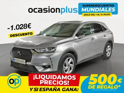 Usado DS Automobiles DS7 Crossback Be Chic 130 CV (95 kW) 2018 Gris SUV