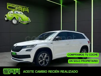 Usado Skoda Kodiaq SportLine 150 CV (110 kW) 2020 Blanco SUV
