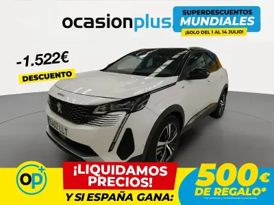 Usado Peugeot 3008 GT 130 CV (95 kW) 2020 Blanco SUV