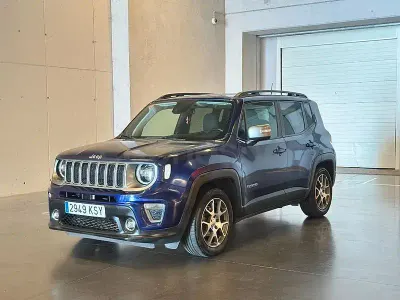 Usado Jeep Renegade Limited 120 CV (88 kW) 2019 Azul SUV