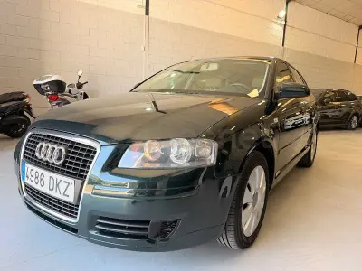 Usado Audi A3 Attraction 105 CV (77 kW) 2006 Verde Utilitario