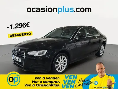 Usado Audi A4 150 CV (110 kW) 2016 Negro Berlina