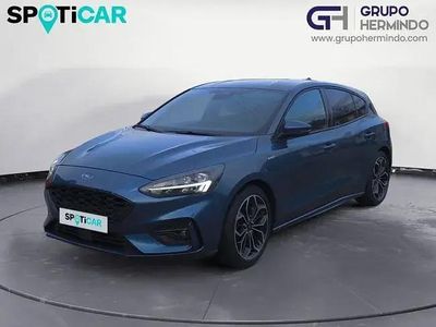 Begagnad Ford Focus ST-Line 125 HK (91 kW) 2020 Blå Sedan