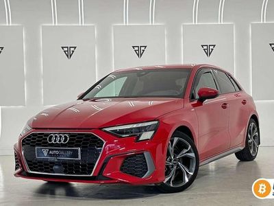 Usado Audi A3 Sportback S-Line 150 CV (110 kW) 2022 Rojo Utilitario