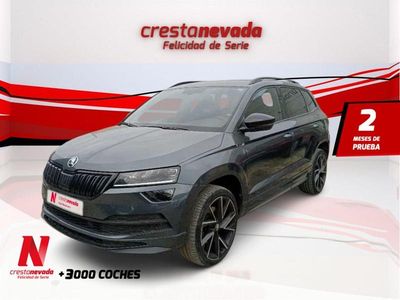 Gris Usado 2021 Skoda Karoq SportLine SUV | 24.990 € (Un poco caro)