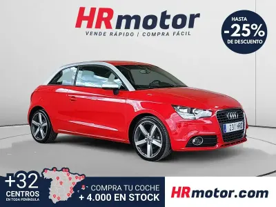 Usado Audi A1 Ambition 86 CV (63 kW) 2013 Rojo Utilitario