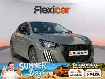 Usado Peugeot 208 Active 100 CV (73 kW) 2024 Gris Utilitario