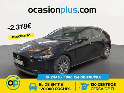 Usado Mazda 3 Prime-Line 140 CV (102 kW) 2025 Negro Berlina