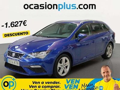 Usado Seat Leon ST FR 150 CV (110 kW) 2019 Azul Familiar