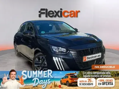 Usado Peugeot 208 Allure 100 CV (73 kW) 2025 Negro Utilitario