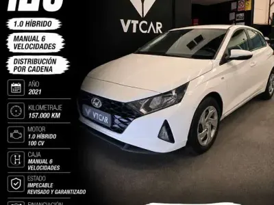 Usado Hyundai i20 101 CV (74 kW) 2021 Blanco Utilitario