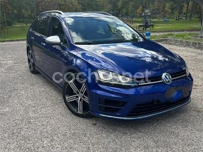 Azul Usado 2016 VW Golf VII R Familiar | 27.300 € (Precio justo)