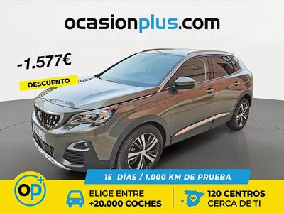 Usado Peugeot 3008 Allure 180 CV (132 kW) 2019 Gris SUV