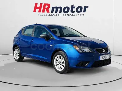 Usado Seat Ibiza Reference 90 CV (66 kW) 2017 Azul Berlina