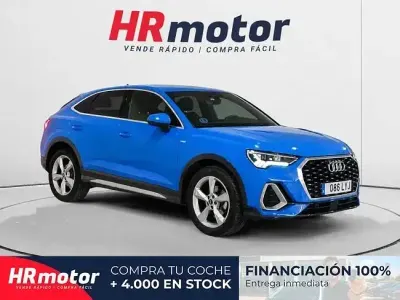 Käytetty Audi Q3 S-Line 150 HP (110 kW) 2022 Sininen Katumaasturi