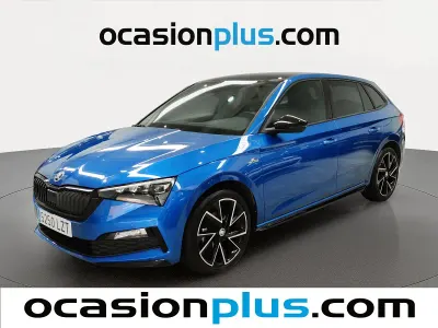 Usado Skoda Scala Monte Carlo 150 CV (110 kW) 2022 Azul Utilitario