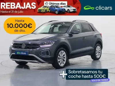 Usado VW T-Roc Life 115 CV (84 kW) 2022 Gris SUV