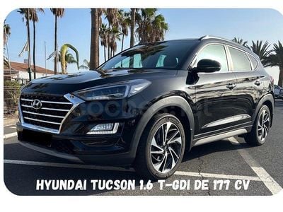 Usado Hyundai Tucson N Line 177 CV (130 kW) 2019 Negro SUV