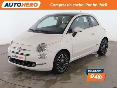 Usado Fiat 500 Lounge 69 CV (50 kW) 2016 Blanco Utilitario