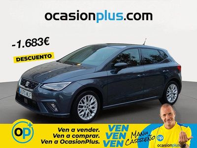 Usado Seat Ibiza FR 110 CV (80 kW) 2023 Gris Berlina
