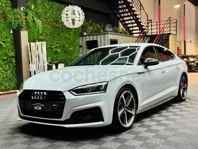 Usado Audi A5 Sportback S-Line 190 CV (139 kW) 2019 Blanco Utilitario