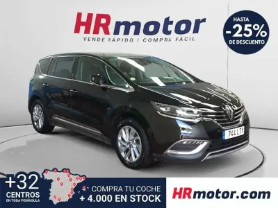 Käytetty Renault Espace Life 131 HP (96 kW) 2016 Musta Tila-auto