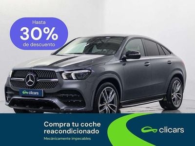 Usado Mercedes GLE400 330 CV (242 kW) 2020 Plateado Coupe