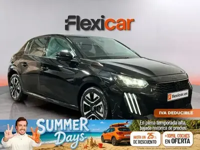 Usado Peugeot 208 Allure 100 CV (73 kW) 2025 Negro Utilitario