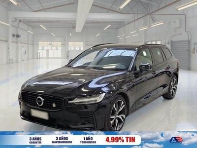Usado Volvo V60 R-Design 340 CV (250 kW) 2021 Negro Familiar