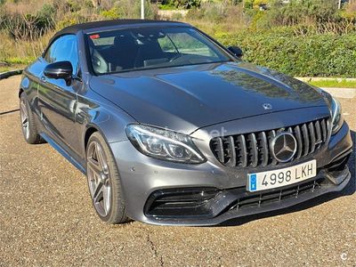 Usado Mercedes C63 AMG 476 CV (350 kW) 2016 Gris / plata Descapotable