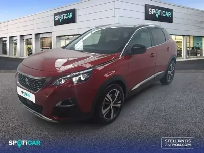 Usado Peugeot 3008 GT-line 131 CV (96 kW) 2019 Rojo SUV