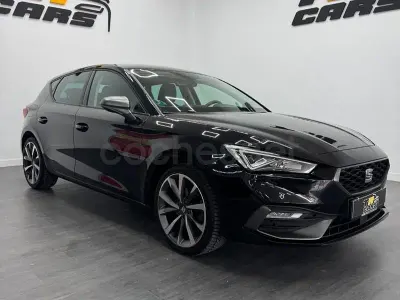 Usado Seat Leon FR 150 CV (110 kW) 2026 Negro Berlina