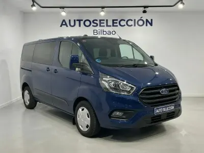 Usado Ford Transit Custom Trend 130 CV (95 kW) 2019 Azul Familiar