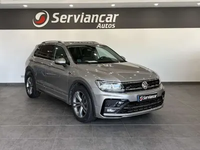 Usado VW Tiguan R-line 150 CV (110 kW) 2020 Gris SUV