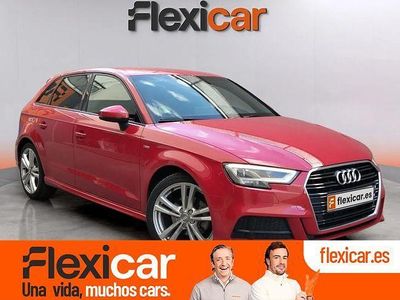 Usado Audi A3 S-Line 116 CV (85 kW) 2019 Rojo Berlina
