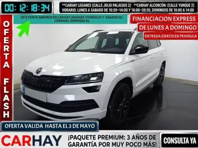 Occasion Skoda Karoq SportLine 150 ch (110 kW) 2019 Blanc SUV