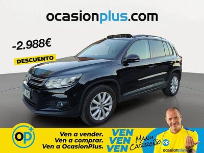 Käytetty VW Tiguan 110 HP (80 kW) 2016 Musta Katumaasturi