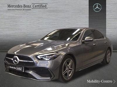 Selenitgrey metallic paint Usado 2022 Mercedes C220 AMG line Berlina | 37.900 € (Precio justo)