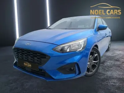 Usado Ford Focus ST-Line 120 CV (88 kW) 2019 Azul Utilitario