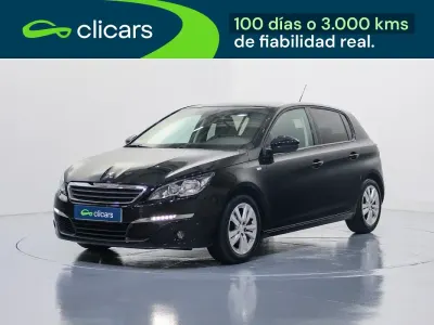 Usado Peugeot 308 Style 110 CV (80 kW) 2017 Negro Berlina