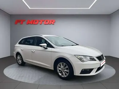 Usado Seat Leon ST Style 116 CV (85 kW) 2018 Blanco Familiar
