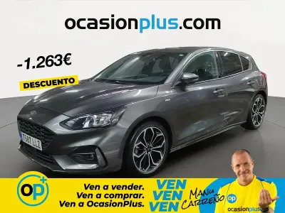 Usado Ford Focus ST-Line 125 CV (91 kW) 2020 Gris Berlina