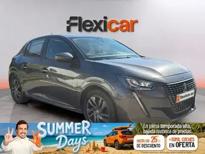Usado Peugeot 208 Allure 100 CV (73 kW) 2021 Gris Utilitario
