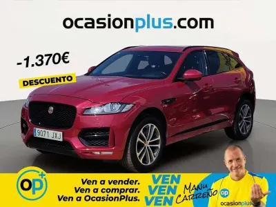 Usado Jaguar F-Pace R-Sport 179 CV (131 kW) 2017 Rojo SUV