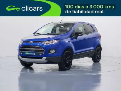 Usado Ford Ecosport Titanium 125 CV (91 kW) 2017 Azul SUV