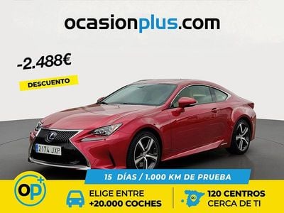 Usado Lexus RC300h Executive Line 223 CV (164 kW) 2017 Rojo Coupe