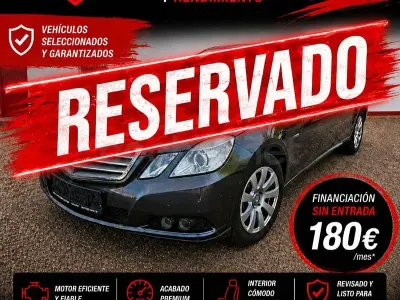 Usado Mercedes E200 Elegance 136 CV (100 kW) 2010 Gris / plata Berlina