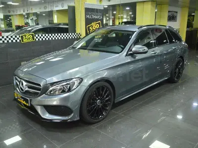 Usado Mercedes C220 170 CV (125 kW) 2017 Gris / plata Familiar