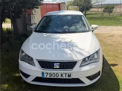 Usado Seat Leon Reference 90 CV (66 kW) 2019 Blanco Berlina